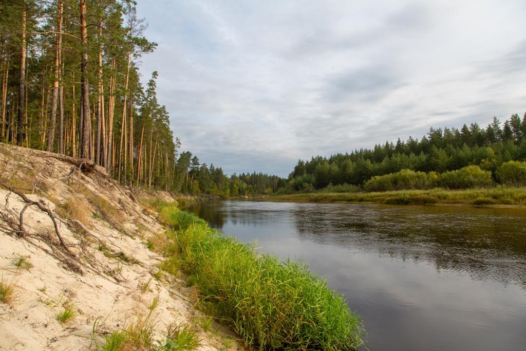 Река Лух пляжи